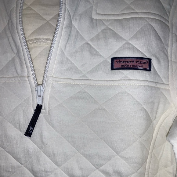 Vineyard Vines Allover Quilted Shep Shirt 1/4 Zip - Picture 6 of 16